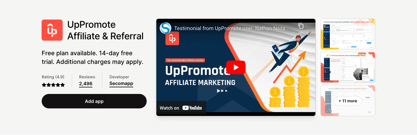 Drive growth and boost loyalty with our ultimate app to build referral &amp; affiliate program